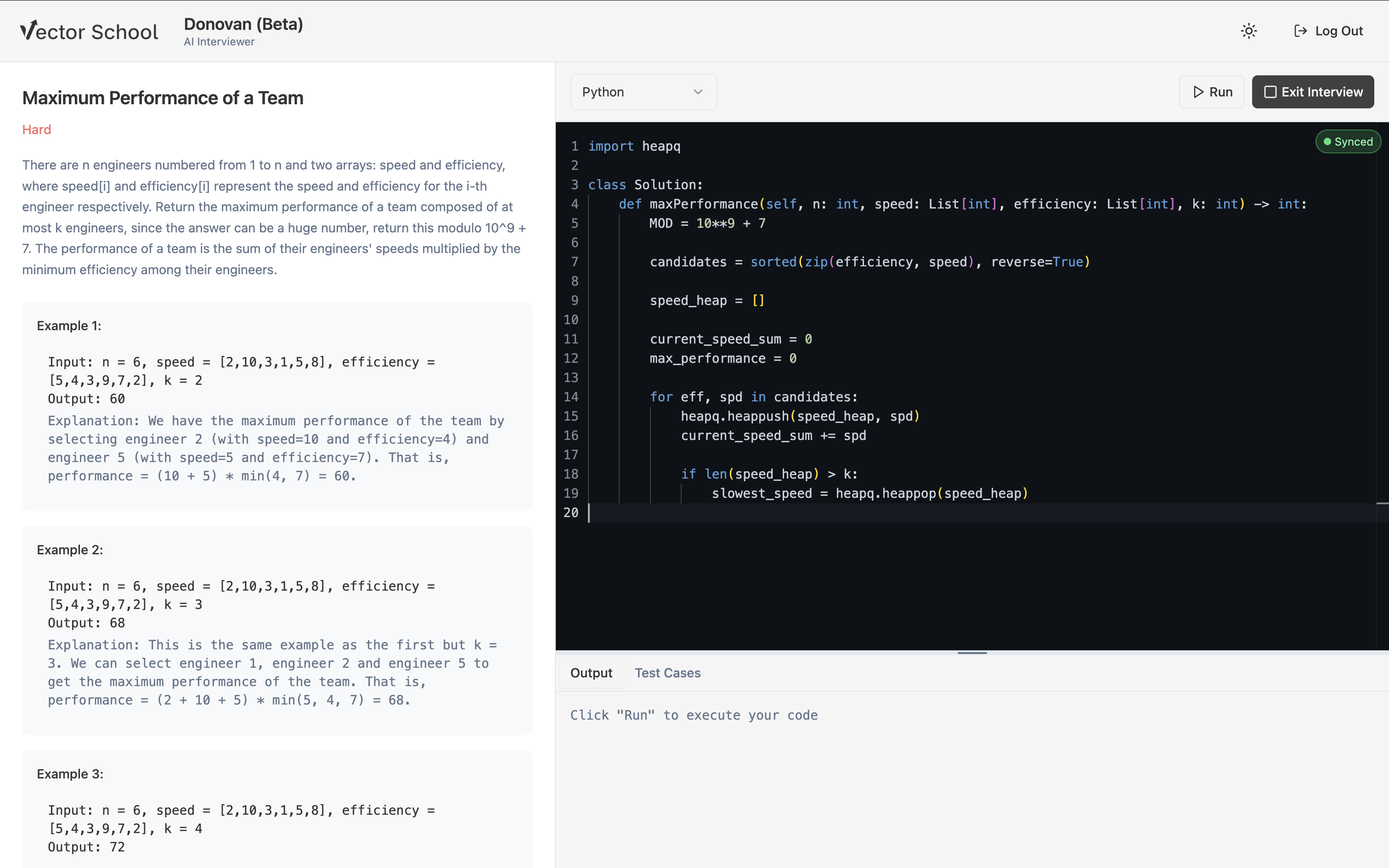 Realistic codepad screen-share